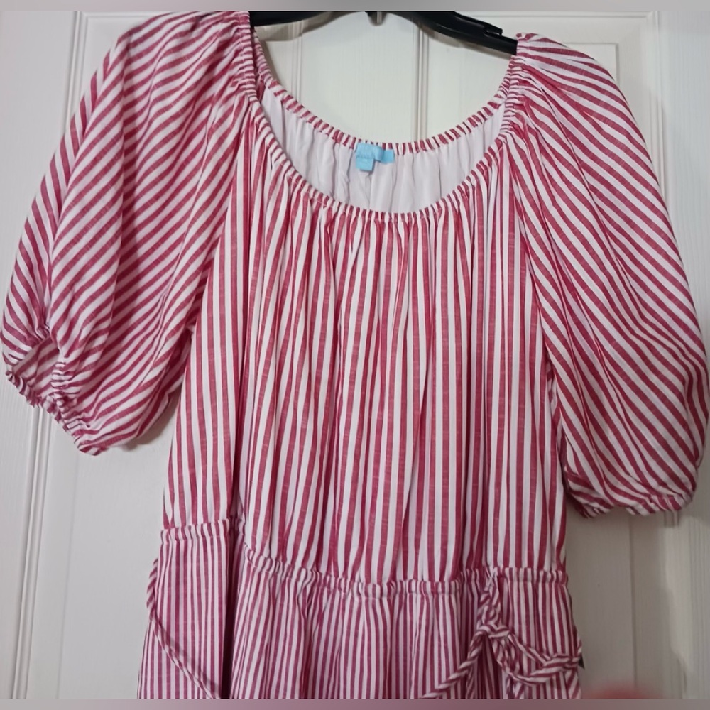 Women’s Draper James Pinstriped Flowy Dress